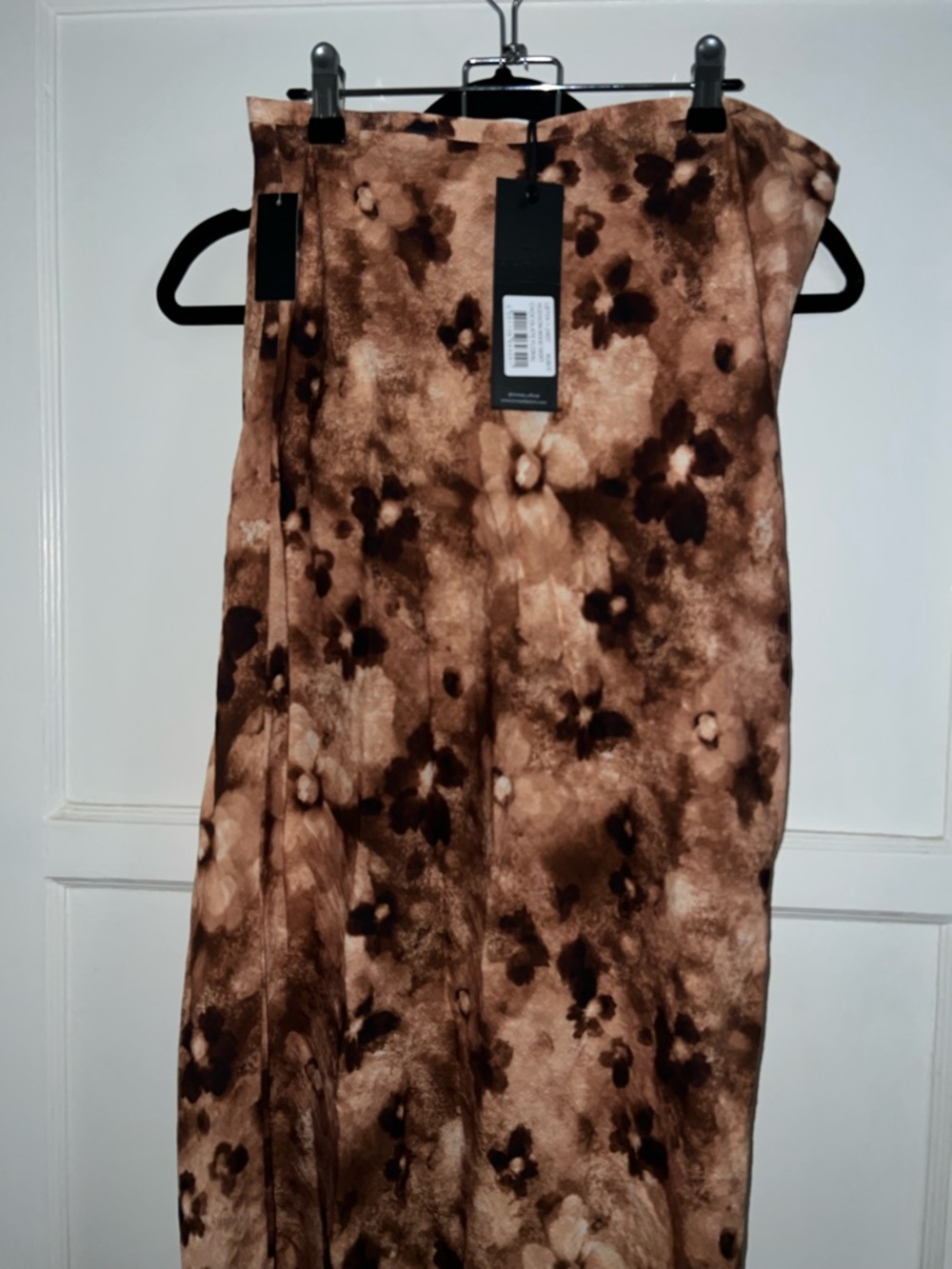 Lioness Brown Floral Maxi Skirt